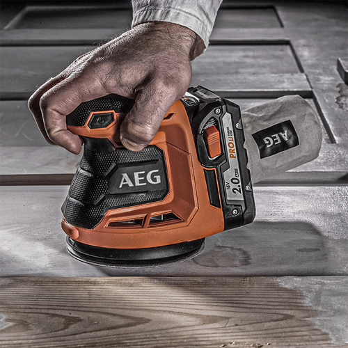 Aeg 18v 125mm random orbital sander sale