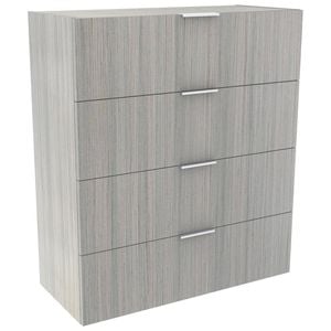 Lugna 1024 x 900 x 380mm Mist 4 Drawer Ready to Assemble Unit