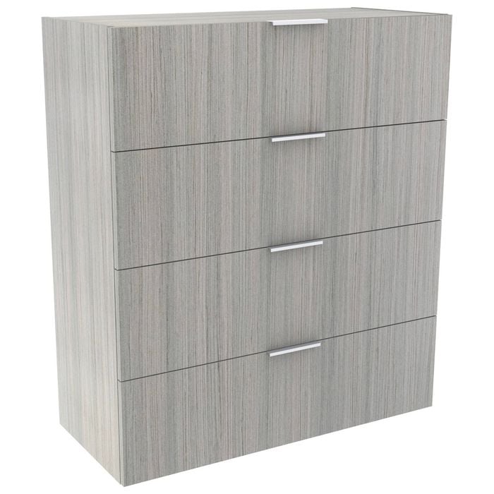 Lugna 1024 x 900 x 380mm Mist Ready To Assemble 4 Drawer Unit