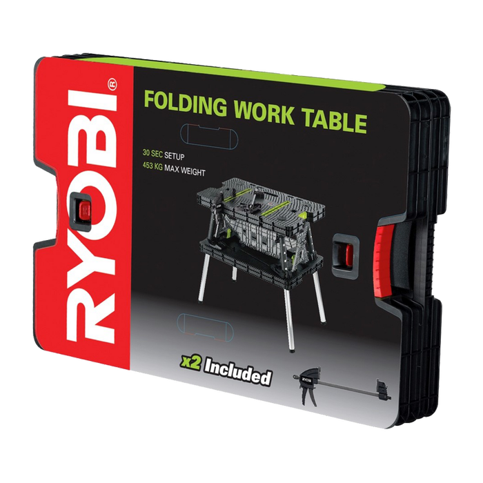 Ryobi Folding Table with Two Clamps