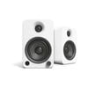 Kanto YU4 140W Powered Bookshelf Speakers with Bluetooth® and Phono Preamp - Pair, Matte White