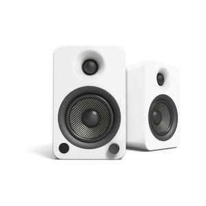 Kanto YU4 140W Powered Bookshelf Speakers with Bluetooth® and Phono Preamp - Pair, Matte White
