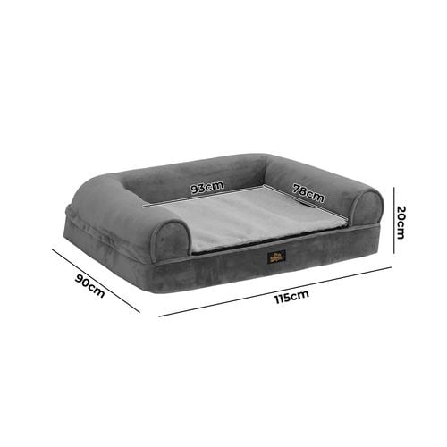 Alopet 115x90cm Dog Bed Pet Sofa Mat Memory Foam Extra Large Bunnings Australia