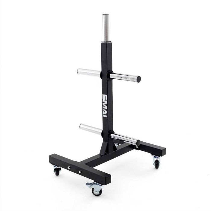 Smai Bumper Plate Storage Tree - Olympic - Black