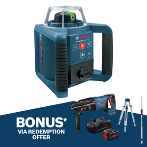 Bosch Professional 100m Green Beam Rotary Laser Level IP54