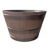 Northcote Pottery 39cm Kentucky Walnut Whiskey Barrel Planter