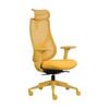 Mondo Scout Chair Ergonomic Office Work W/ Mesh Back & Support Mustard Yellow