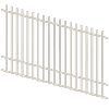 ProtectorAl 1201 - 2400 x 1500mm Surfmist Raked Up to 15º Batten Pool Fence Panel