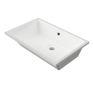 New England Joinery 530mm White Gloss Rectangle Undermount Basin