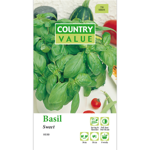 Country Value Sweet Genovase Basil Seeds