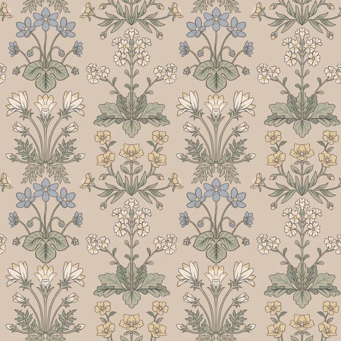 Wallpaper Trader Maj Wallpaper Roll 10.05m X 53cm, Tan