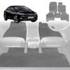 6D Diamond Car Floor Mats for Kia Cerato 2013-2018-Full Set-Grey-Outback GT