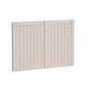 Kaboodle 900mm Cannellini Country Rangehood Doors - 2 Pack