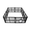Pawz 8-Panel Foldable Pet Playpen Black