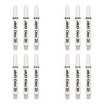 4x 3pc Target Pro Vision Shaft Accessory Short - Clear