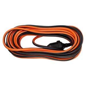 Arlec 10m 3GX1.0mm² Heavy Duty Extension Lead Halloween Orange+Black