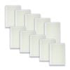 10pc Spirax 801 School Graph Pad A4 Grid Notebook 1mm Squares 25-pages Yellow