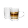 Rink Drink Double-Walled Glass Mugs Set - 360ml - Pack of 2