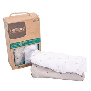 Love n Care | Fitted Sheets - Dreamtime/Moonlight