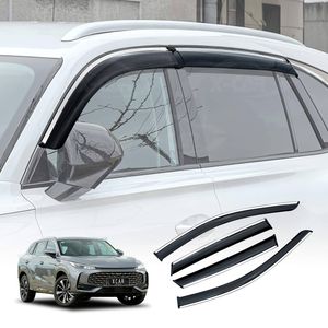 Weathershields For Mg Hs 2024-onwards Car Weather Shields Wind Deflectors Window Sun Visor 4 Pcs