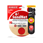 Diablo 150mm 80 Grit Orbital SandNet Discs - 10 Pack