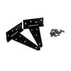 Gartner 100mm Black Heavy T Hinge - 2 Pack