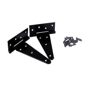 Gartner 100mm Black Heavy T Hinge - 2 Pack