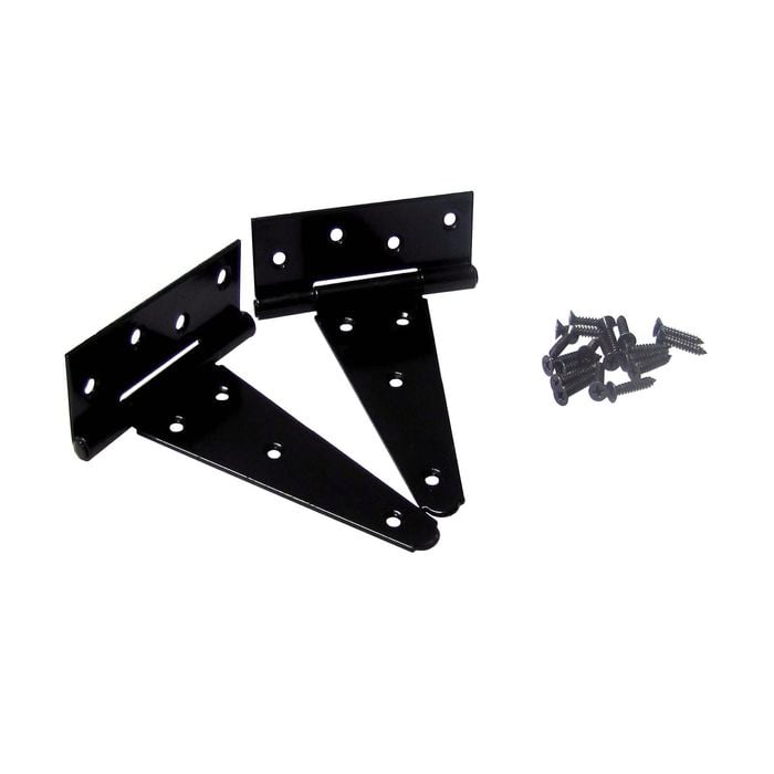 Gartner 100mm Black Heavy T Hinge - 2 Pack