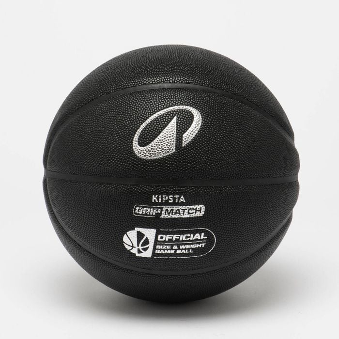 Decathlon | Size 7 Basketball Grip Match Bt500x - Black/silver - One Size
