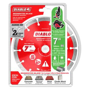 Diablo Diamond Disc  7" Diamond Segmented Cut Off