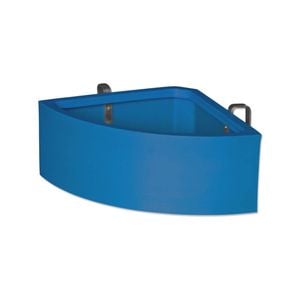 AgBoss Corner Shape Horse Stables and Paddock Fence Feeder 45L Teal