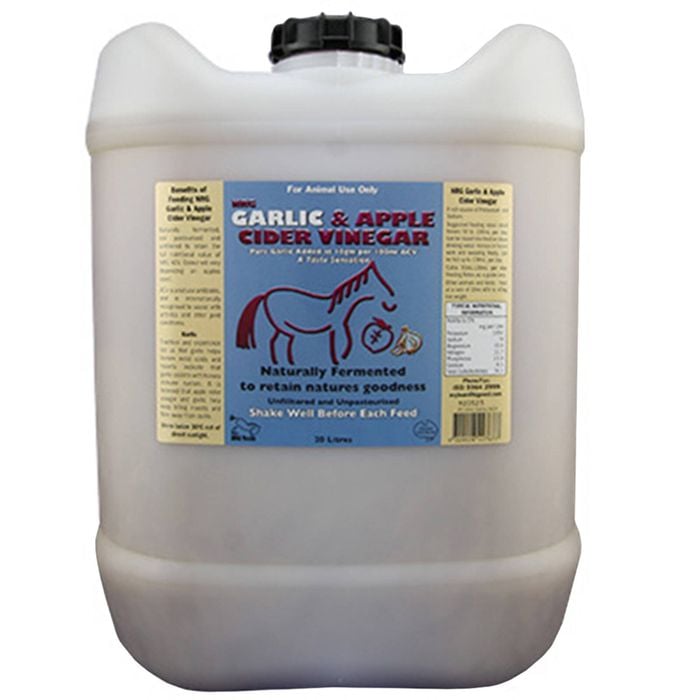 Nrg Garlic & Apple Cider Vinegar Natural Fermented Horse Supplement 20L