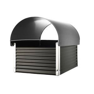 Sandleford Woodland Grey Post Mount Chelsea Letterbox