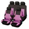 Catzon Car Seat Covers Full Set Universal Airbag Compatible Protector-Pink