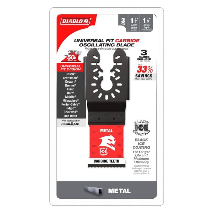 Diablo 32mm Universal Fit Carbide Multi-Tool Blades for Metal 3 Pack