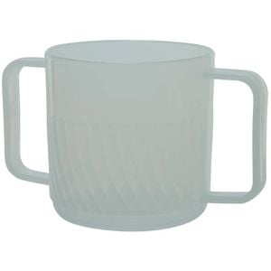 Kh Healthcare Double Handled Mug 24 Pack Hospital Feeding Aid Drinkware