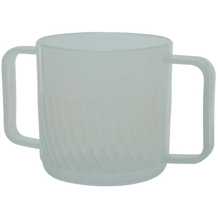 Kh Healthcare Double Handled Mug 24 Pack Hospital Feeding Aid Drinkware