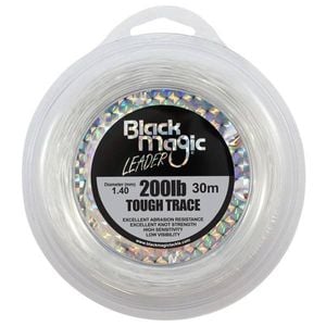 Black Magic Tough Trace Monofilament Fishing Leader 200lb