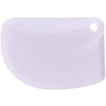 Bakemaster 12cm Dough Scraper w/ Hanging Loop - White