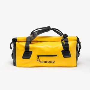 Decathlon - Waterproof Duffle Bag - Travel Bag 80 L Yellow Black - One Size