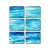 Cinnamon Cork Backed Coasters Set of 6 Ocean Dreaming