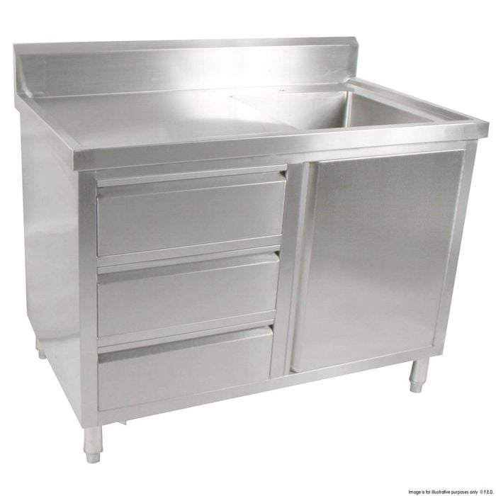 Modular Systems Cabinet With Right Sink Sc-7-1200r-h