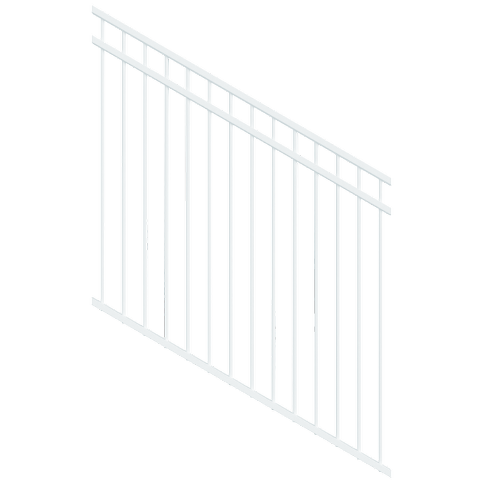 ProtectorAl 350-1200mm x 1200mm Pearl White DTR All Up Pool Fence Panel