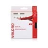 VELCRO Brand 25mm x 5m Black Stick On Hook Only Tape