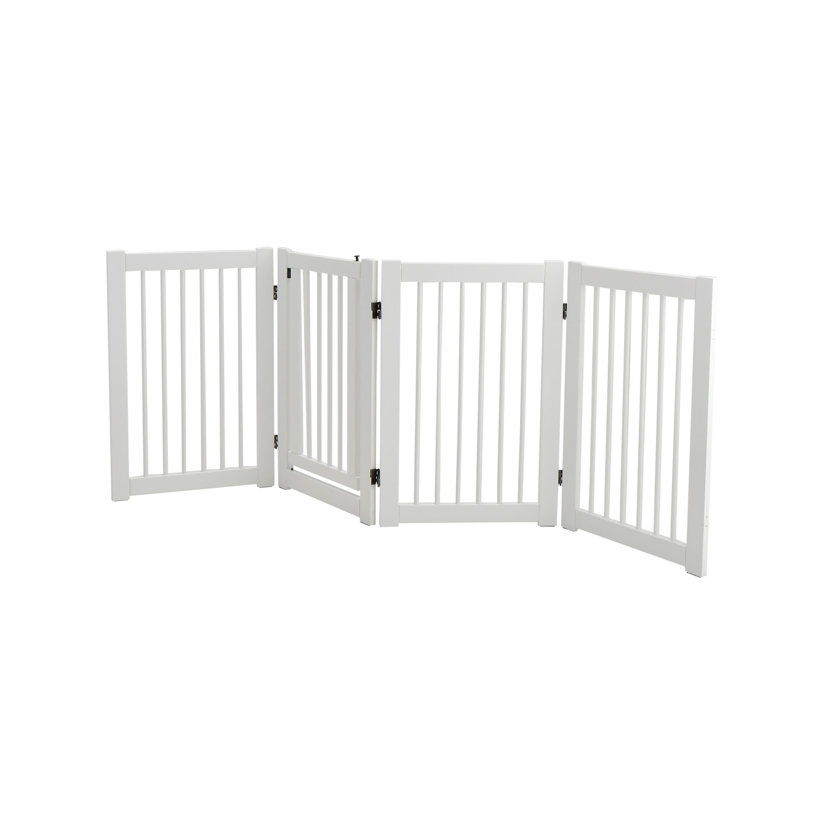 Costway 4 Panel security Fence Folding Puppy Gate White Bunnings Australia