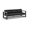 Balmoral 3 Seater Outdoor Aluminium And Teak Lounge