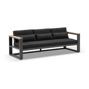 Balmoral 3 Seater Outdoor Aluminium And Teak Lounge