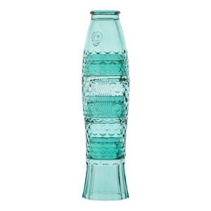 4pc Porto Mare Fish-Shaped Soda Lime Glass Tumblers Cups 210ml Green