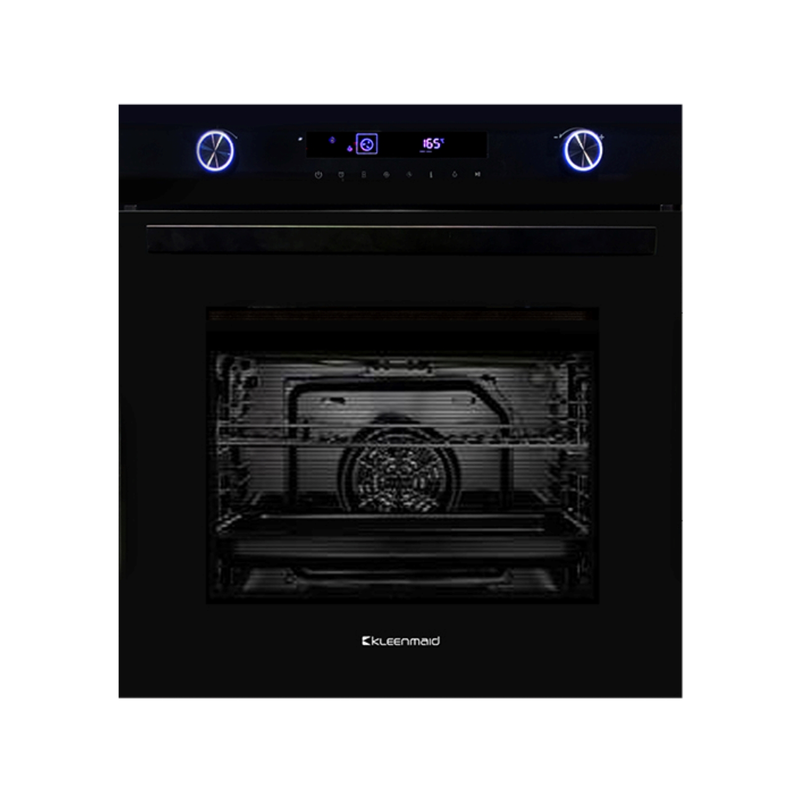 Kleenmaid 75L Multi Function Fan Forced/Full Grill Glass Door Oven Black 60cm thumbnail 2