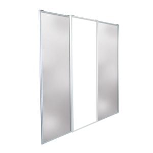Lugna 2100 x 0-1800mm 2 Mirror plus 1 Melamine Combo 3 Door Package